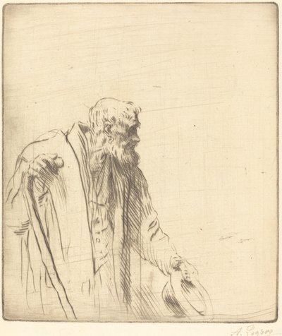 Tiggare (En tiggare) av Alphonse Legros