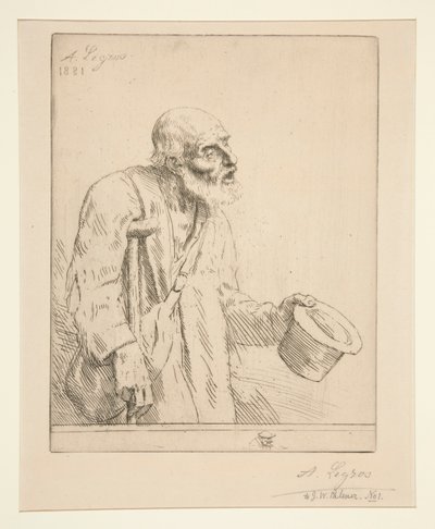 Tiggare med kryckor av Alphonse Legros