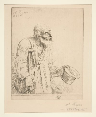 Tiggare med kryckor av Alphonse Legros