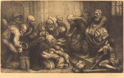 Bryssels tiggare Tiggarna i Brygge. av Alphonse Legros