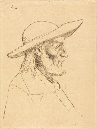 Bretonsk bonde (Breton Peasant) av Alphonse Legros