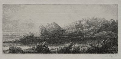 Stuga i träsket av Alphonse Legros