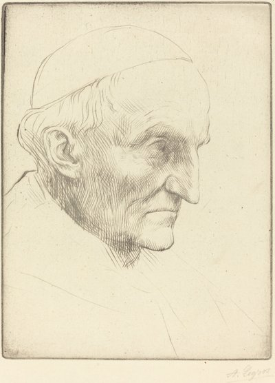 Kardinal Manning, 3:e tallriken. av Alphonse Legros