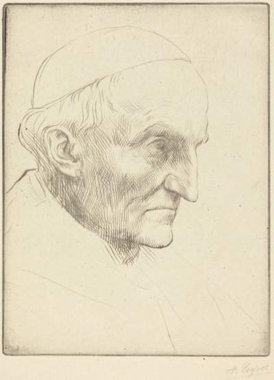 Kardinal Manning, plansch 3 av Alphonse Legros