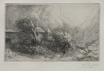 Chailli: End of a Storm Effet dorage. av Alphonse Legros