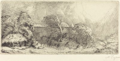 Chailli Seen in a Storm Chailli: Stormeffekt. av Alphonse Legros