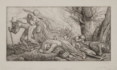 Dödens triumf: De onyttiga munnarna av Alphonse Legros