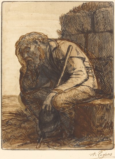 Desperat man av Alphonse Legros