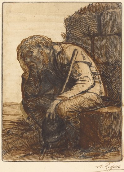 Den desperata mannen (Le désespéré) av Alphonse Legros