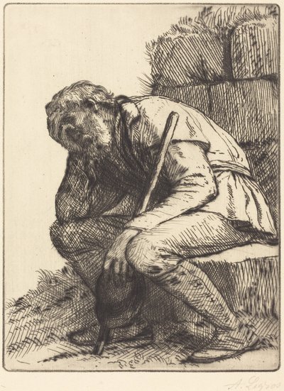 Förtvivlad man av Alphonse Legros