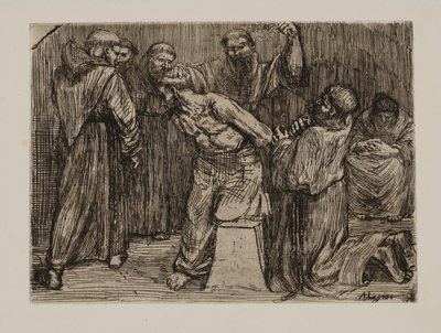 Disciplin i klostret av Alphonse Legros