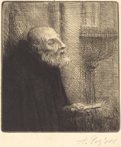 Distributör av det heliga vattnet av Alphonse Legros