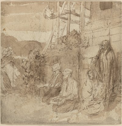 engelska tiggare. av Alphonse Legros