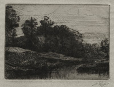 Kväll av Alphonse Legros