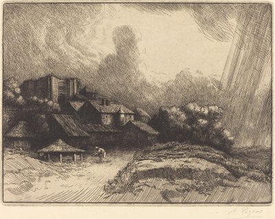 Gård vid klostret Gården vid klostret. av Alphonse Legros