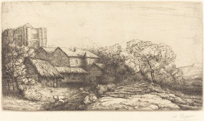 Gård vid klostret Gården vid klostret. av Alphonse Legros