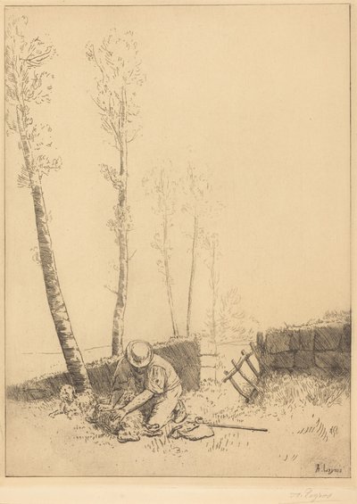 Det återfunna fåret av Alphonse Legros