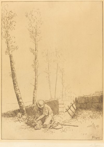Hitta fåret Le Mouton retrouve. av Alphonse Legros