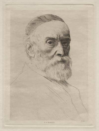 G. F. Watts. av Alphonse Legros