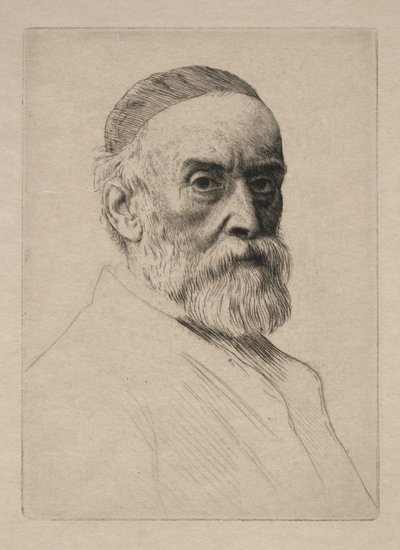 George Frederick Watts. av Alphonse Legros
