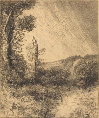Vindpust Vindbyen. av Alphonse Legros