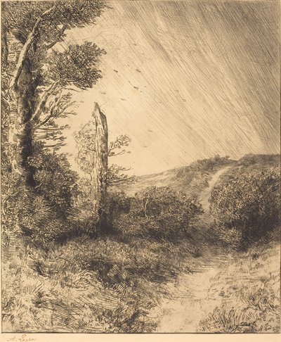 Vindpust Vindbyen. av Alphonse Legros