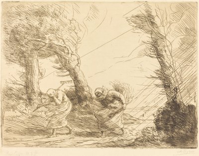 Skördare överraskade av stormen Skördare överraskade av stormen. av Alphonse Legros