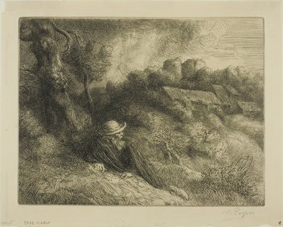Hemsökt hus av Alphonse Legros