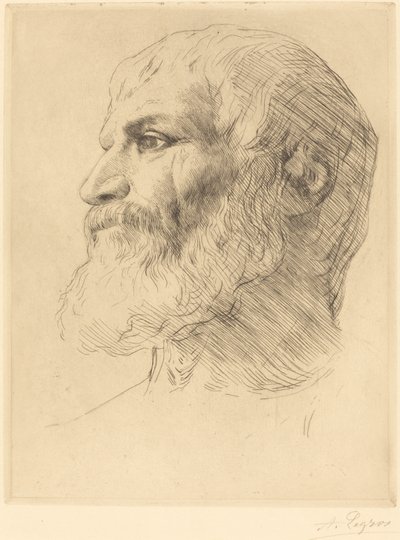 Kead of Soulioti (Tete de Soulioti) av Alphonse Legros