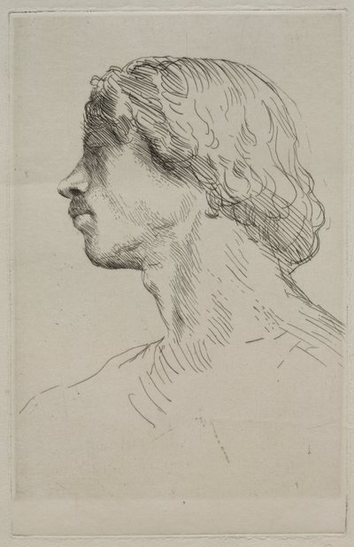 Chef för en modell av Alphonse Legros