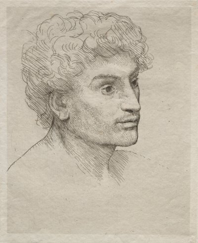 Chef för en ung man av Alphonse Legros