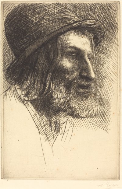 Chef för en engelsk arbetare Chef för en engelsk arbetare Herden. av Alphonse Legros