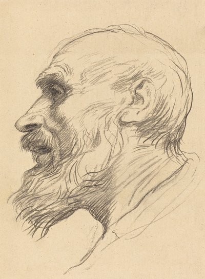 Chef för en gammal man av Alphonse Legros