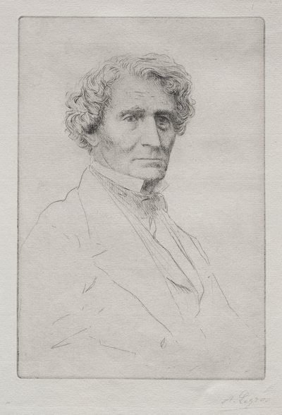Hector Berlioz av Alphonse Legros