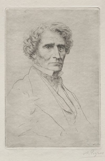Hector Berlioz. av Alphonse Legros