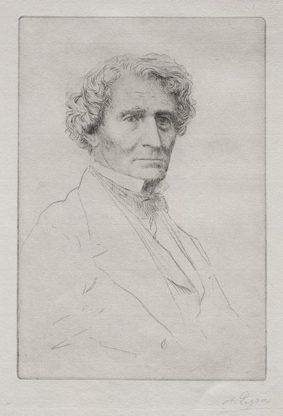 Hector Berlioz. av Alphonse Legros