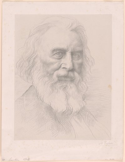 Henry Wadsworth Longfellow av Alphonse Legros