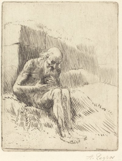 Job, 2:a plattan av Alphonse Legros
