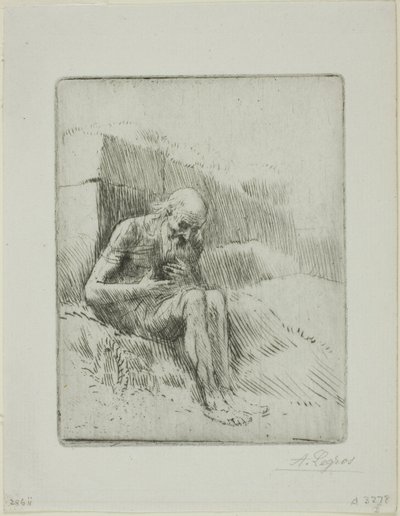 Job, andra plattan av Alphonse Legros