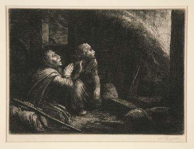 Branden (The Fire) av Alphonse Legros