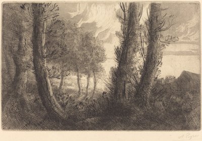 Landskap av Alphonse Legros