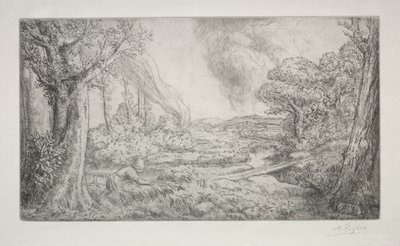 Landskap av Alphonse Legros