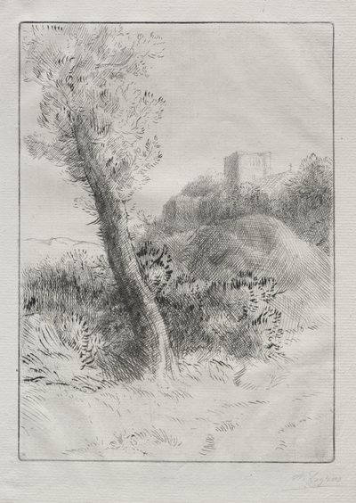 Landskap av Alphonse Legros