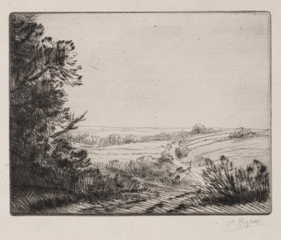 Landskap av Alphonse Legros