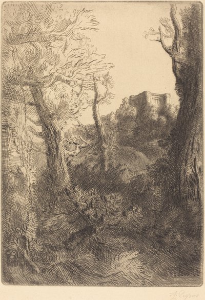 Landskap Landskap. av Alphonse Legros