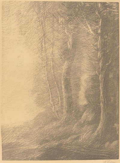 Landskap Landskap. av Alphonse Legros