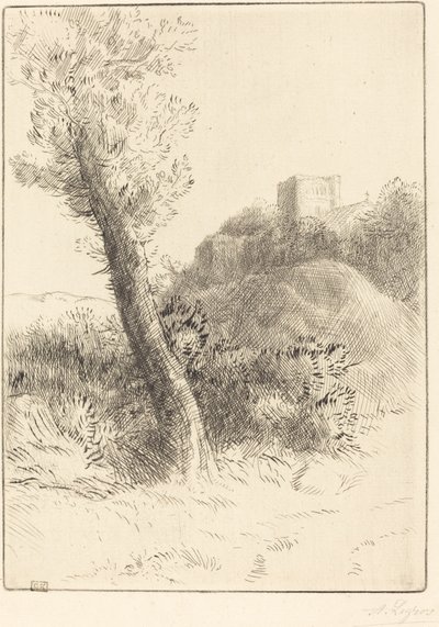 Landskap Landskap. av Alphonse Legros