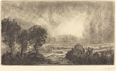 Landskap med storm (Paysage d