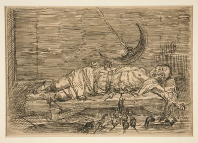 Gropen och pendeln, nr 1 av Alphonse Legros