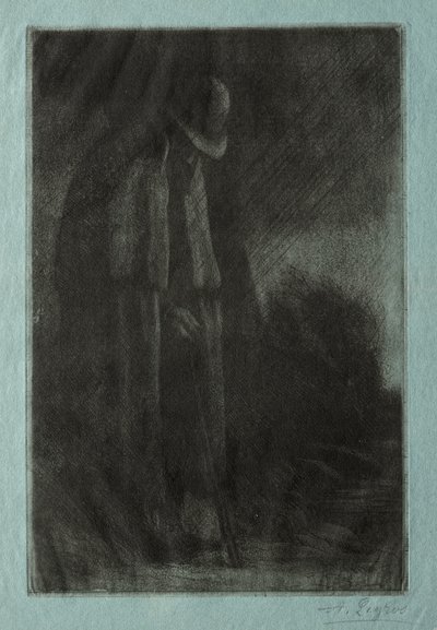 Resenären i skyddet av Alphonse Legros